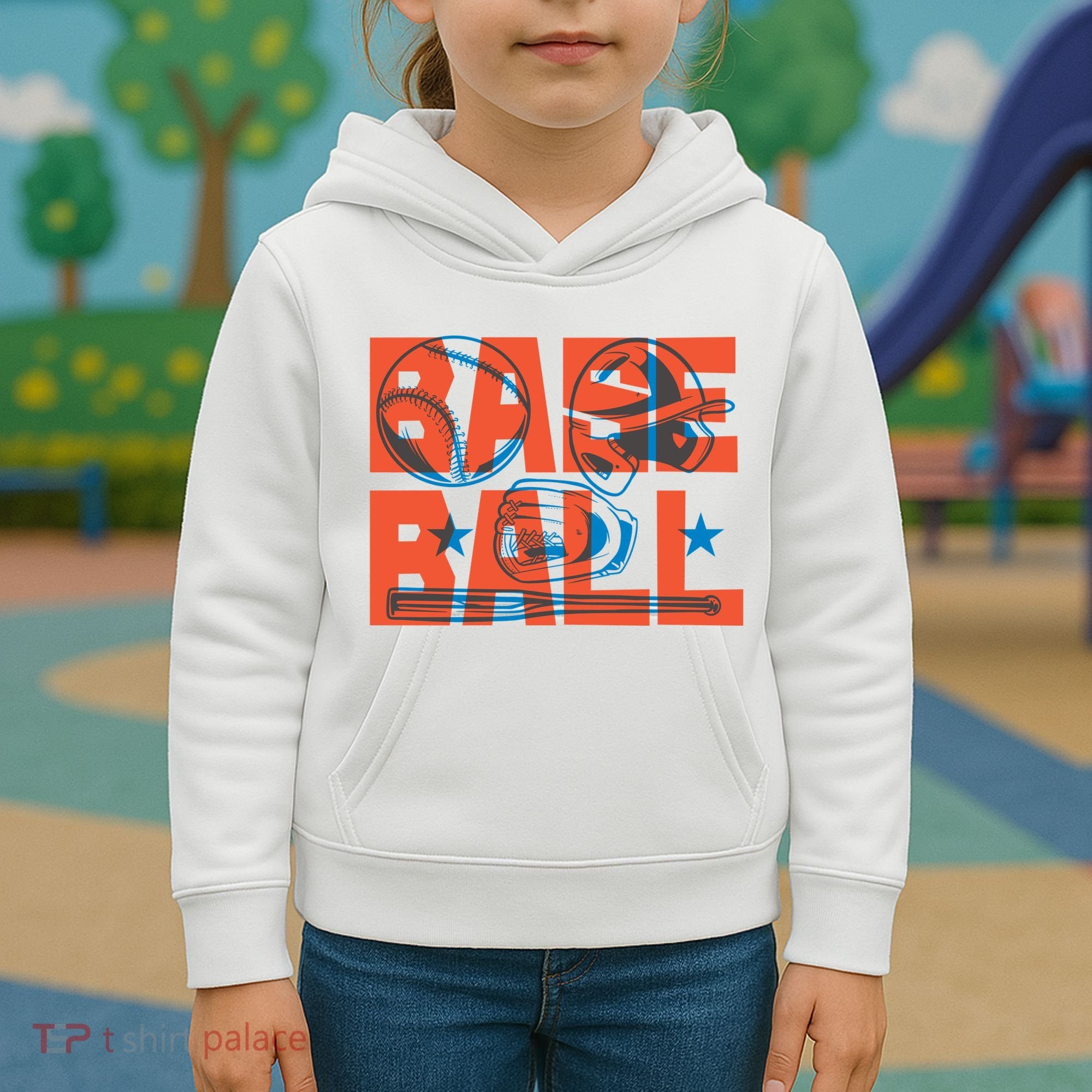 Baseball Equipment Kids Hoodie