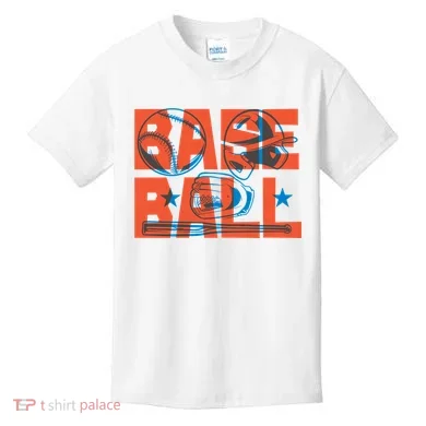 Baseball Equipment Kids T-Shirt