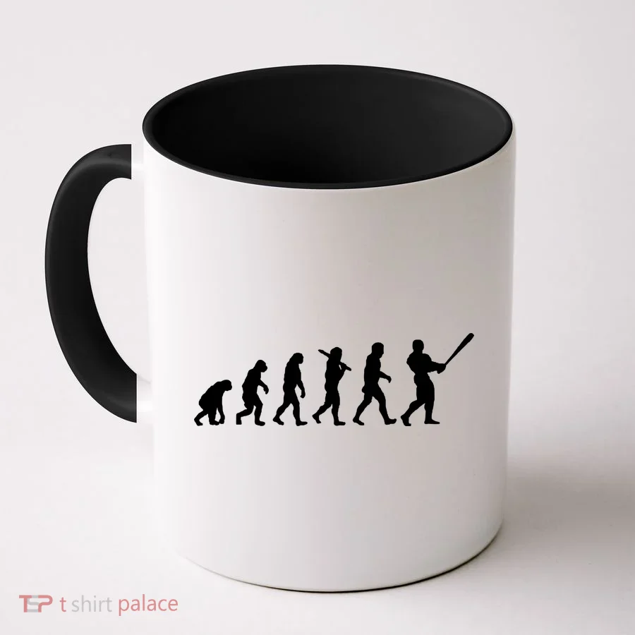 Baseball Evolution Coffee Mug