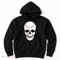 Baseball Face Skeleton Skull Hoodie thumb 0