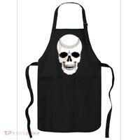 Baseball Face Skeleton Skull Apron thumb 0