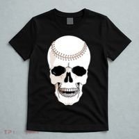 Baseball Face Skeleton Skull T-Shirt thumb 5