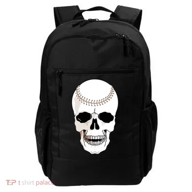 Baseball Face Skeleton Skull Backpack