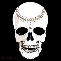 Baseball Face Skeleton Skull Coffee Mug thumb 5