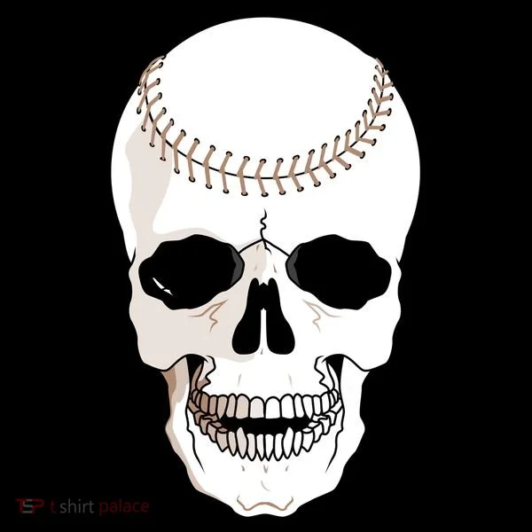 Baseball Face Skeleton Skull Coffee Mug