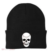 Baseball Face Skeleton Skull Beanie thumb 0