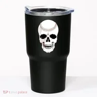 Baseball Face Skeleton Skull Tumbler thumb 0