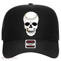 Baseball Face Skeleton Skull Hat thumb 0