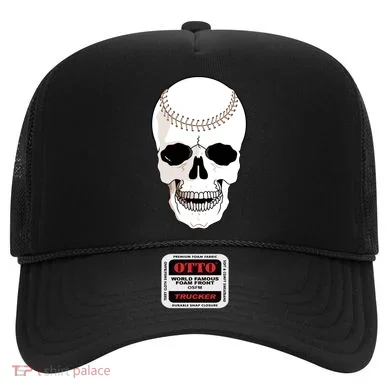 Baseball Face Skeleton Skull Hat