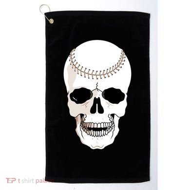 Baseball Face Skeleton Skull Golf Towel