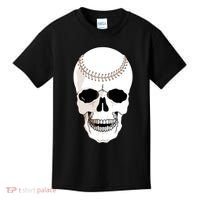 Baseball Face Skeleton Skull Kids T-Shirt thumb 0