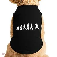 Baseball Fan Evolution  Doggie Tank thumb 0