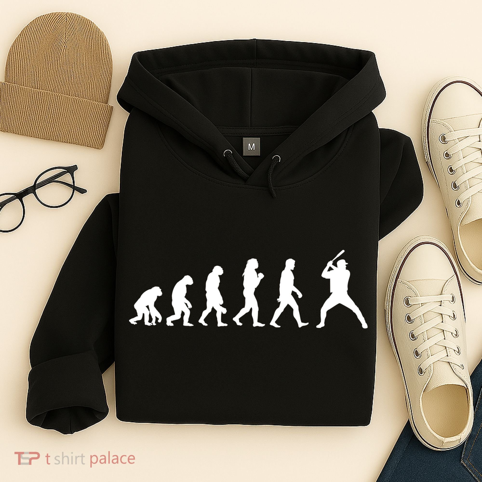 Baseball Fan Evolution  Hoodie