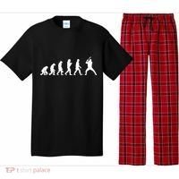 Baseball Fan Evolution  Pajama Set thumb 0
