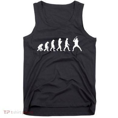 Baseball Fan Evolution  Tank Top