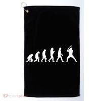 Baseball Fan Evolution  Golf Towel thumb 0
