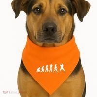 Baseball Fan Evolution  USA-Made Doggie Bandana thumb 1
