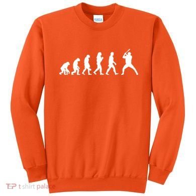 Baseball Fan Evolution  Sweatshirt