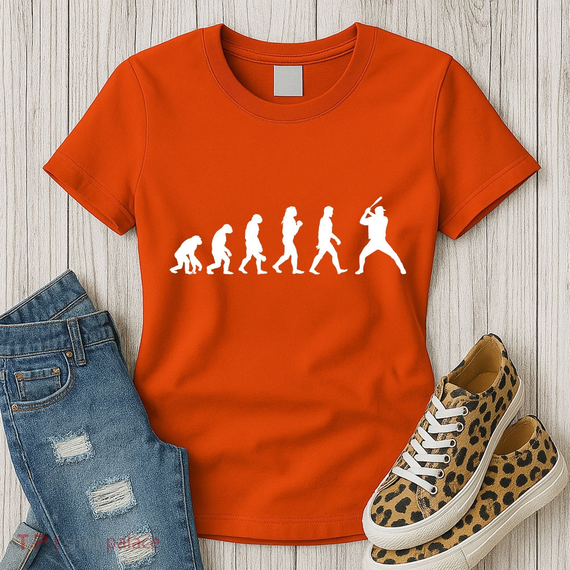 Baseball Fan Evolution  Women's T-Shirt