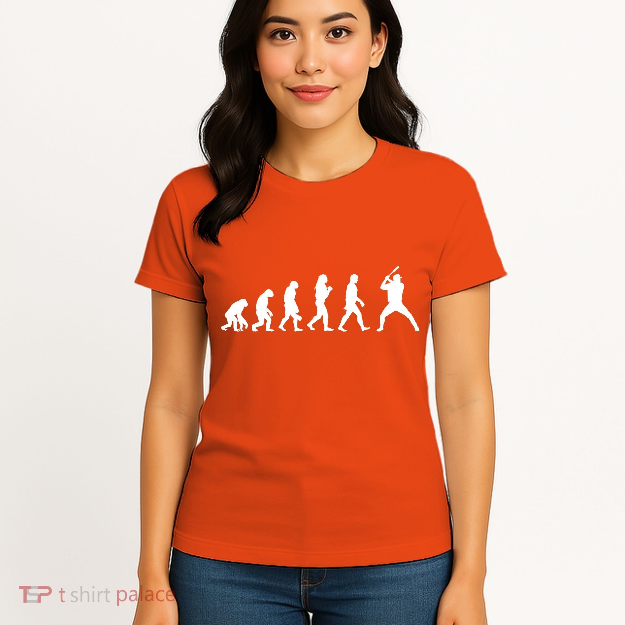 Baseball Fan Evolution  Women's T-Shirt