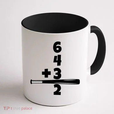Baseball Funny Joke Coffee Mug back