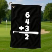 Baseball Funny Joke Golf Towel thumb 1
