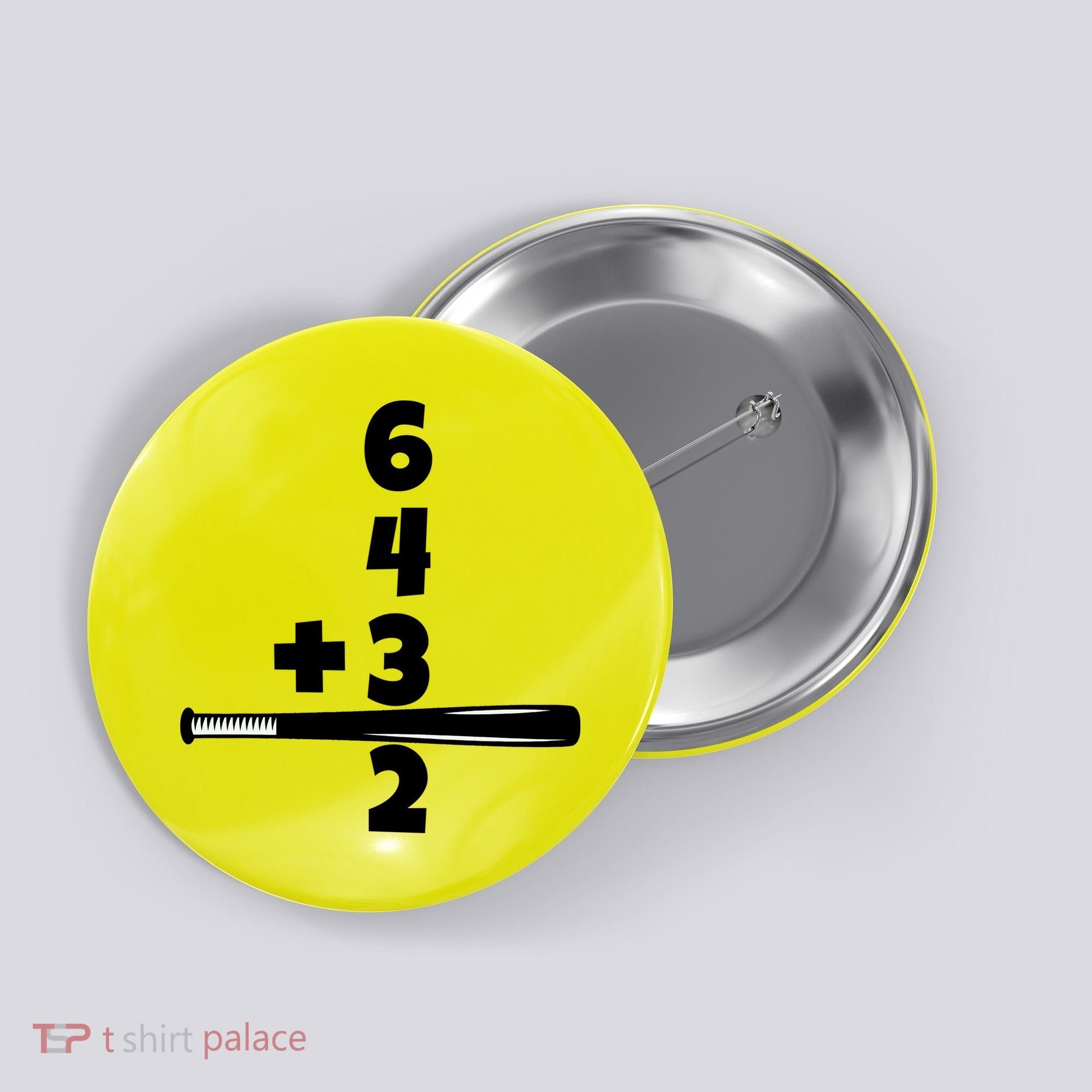 Baseball Funny Joke Button
