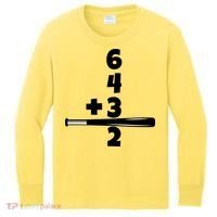 Baseball Funny Joke Kids Long Sleeve Shirt thumb 0