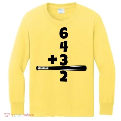 Baseball Funny Joke Kids Long Sleeve Shirt