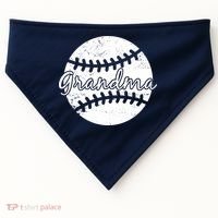 Baseball Grandma USA-Made Doggie Bandana thumb 0