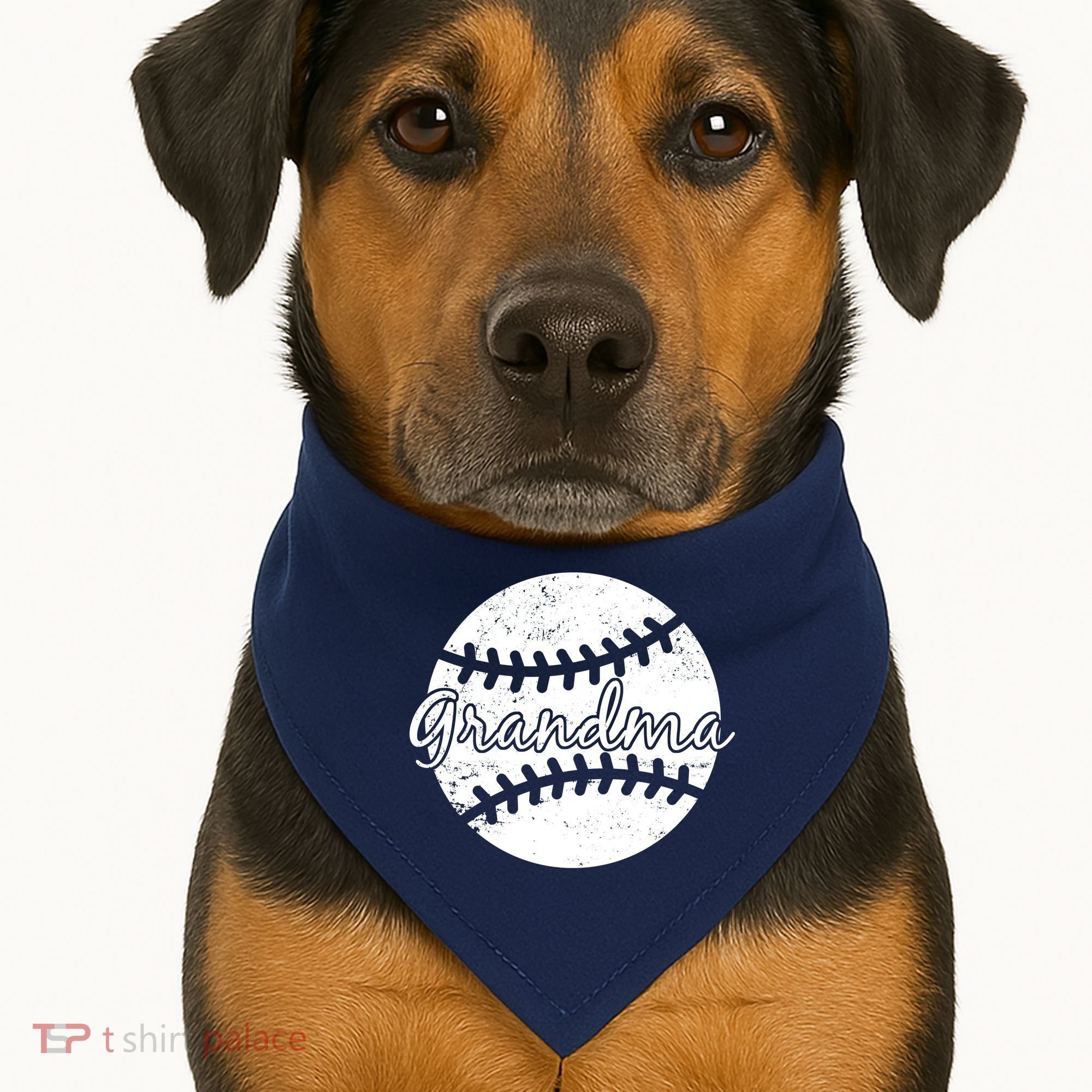 Baseball Grandma USA-Made Doggie Bandana