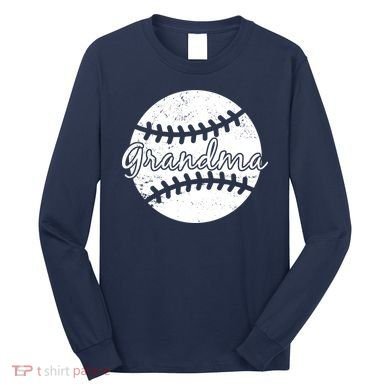 Baseball Grandma Long Sleeve Shirt