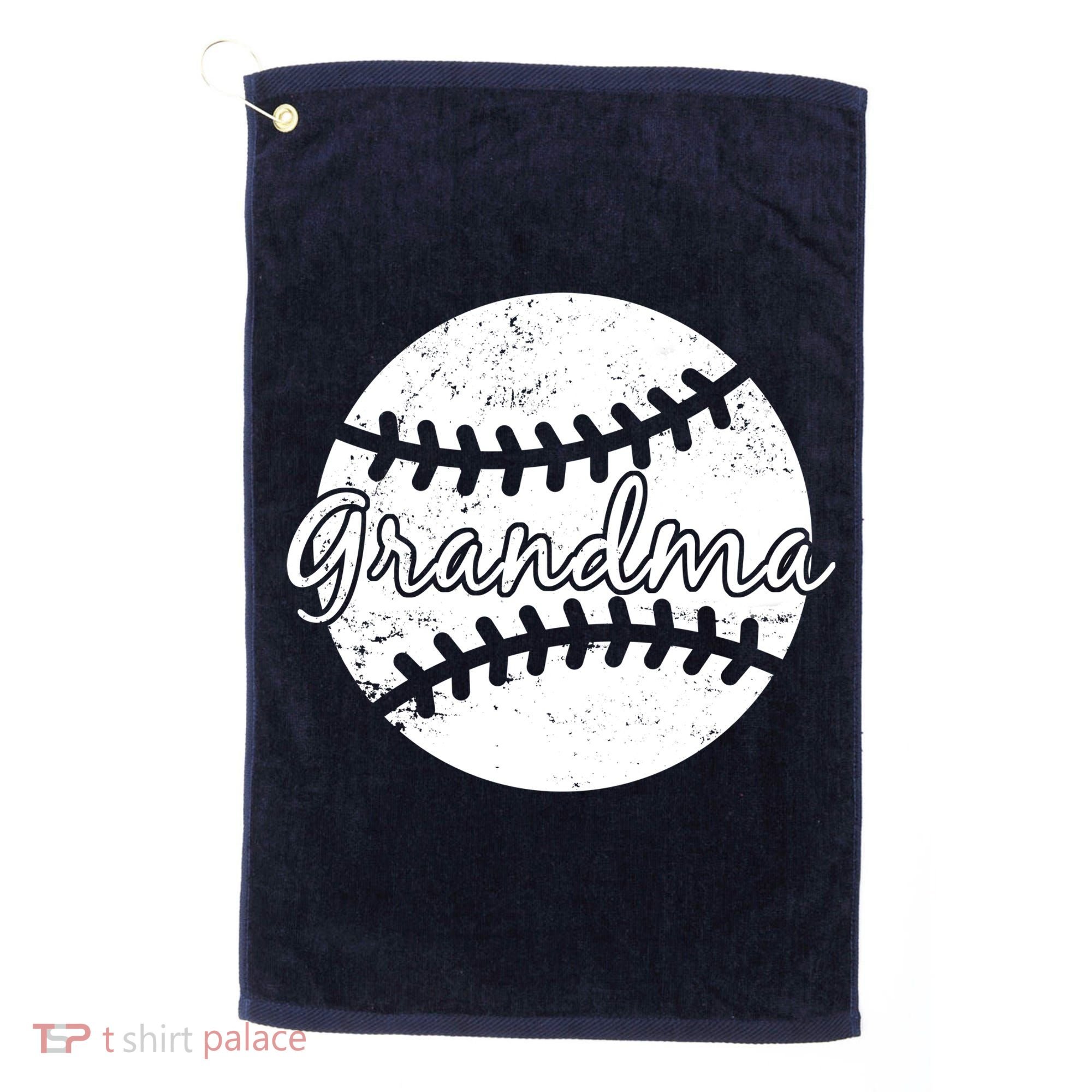 Baseball Grandma Golf Towel