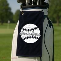 Baseball Grandma Golf Towel thumb 2