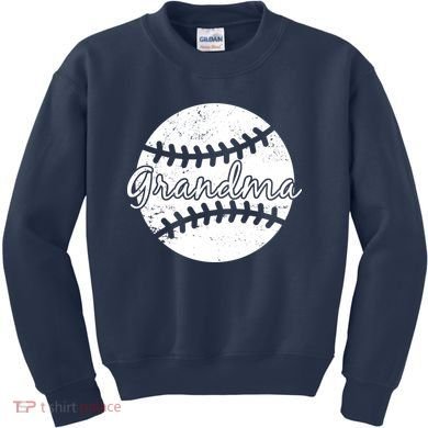 Baseball Grandma Kids Sweatshirt