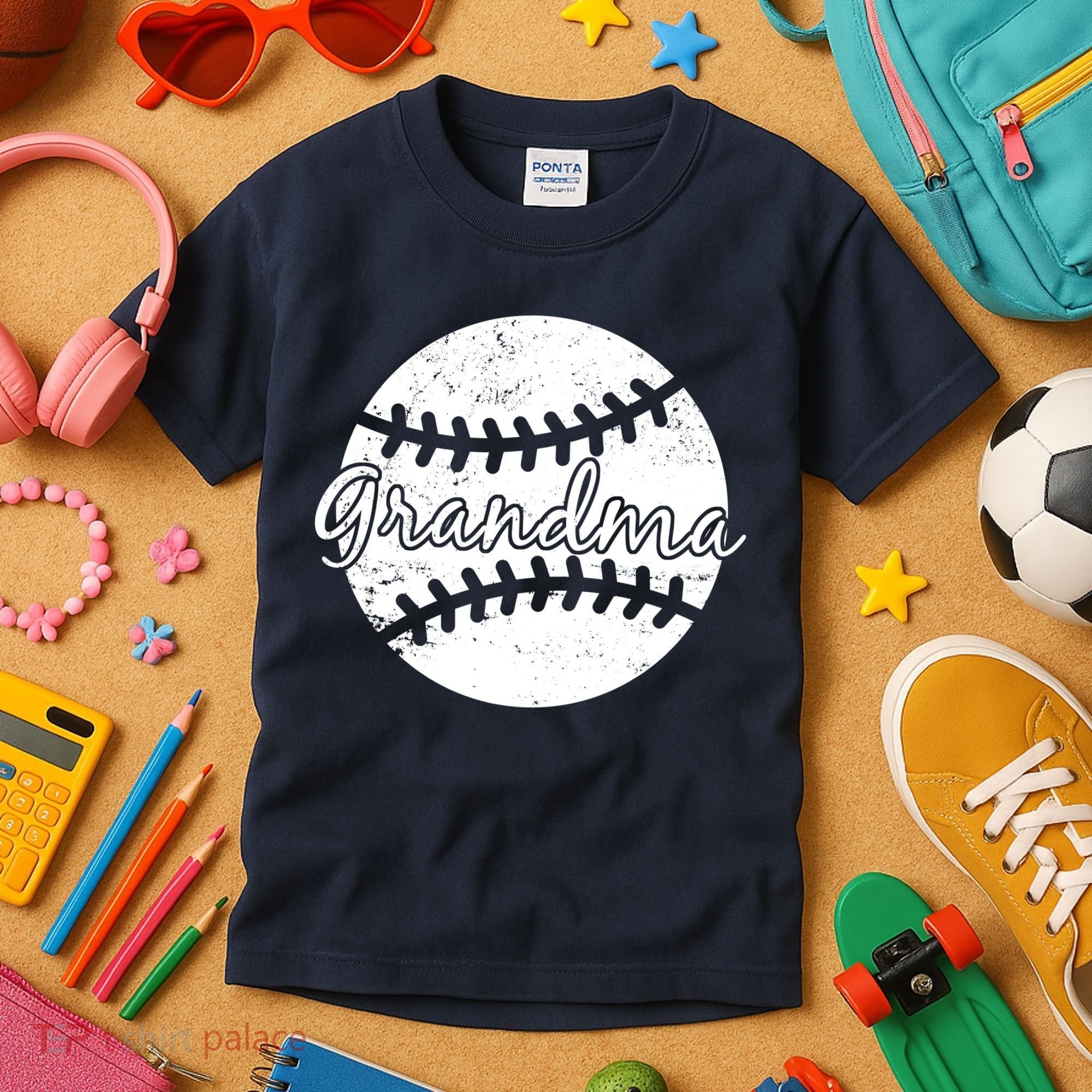 Baseball Grandma Kids T-Shirt
