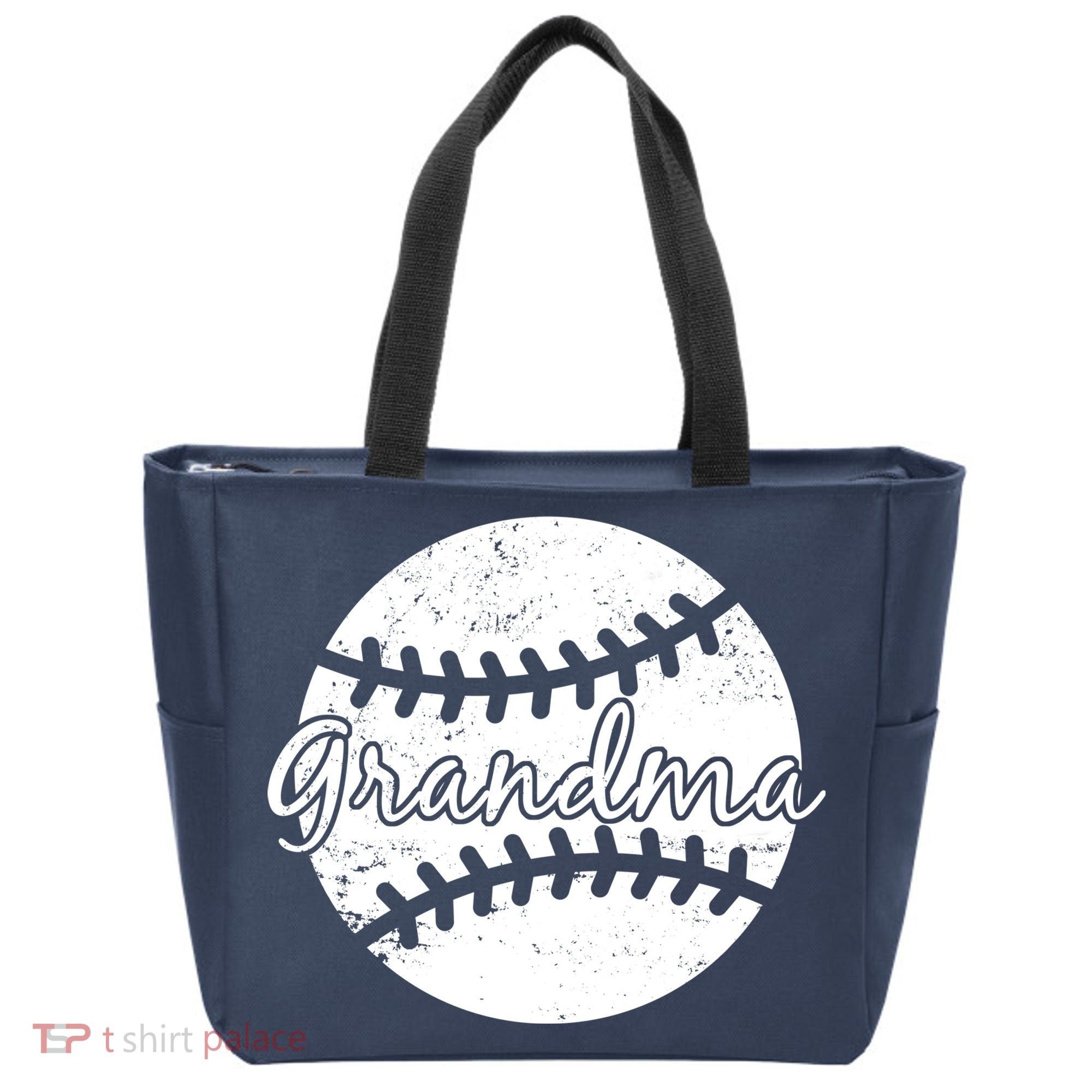 Baseball Grandma Tote Bag