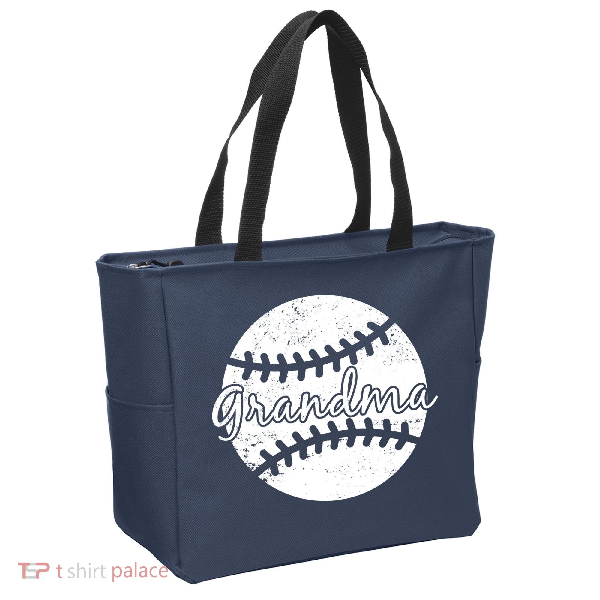 Baseball Grandma Tote Bag