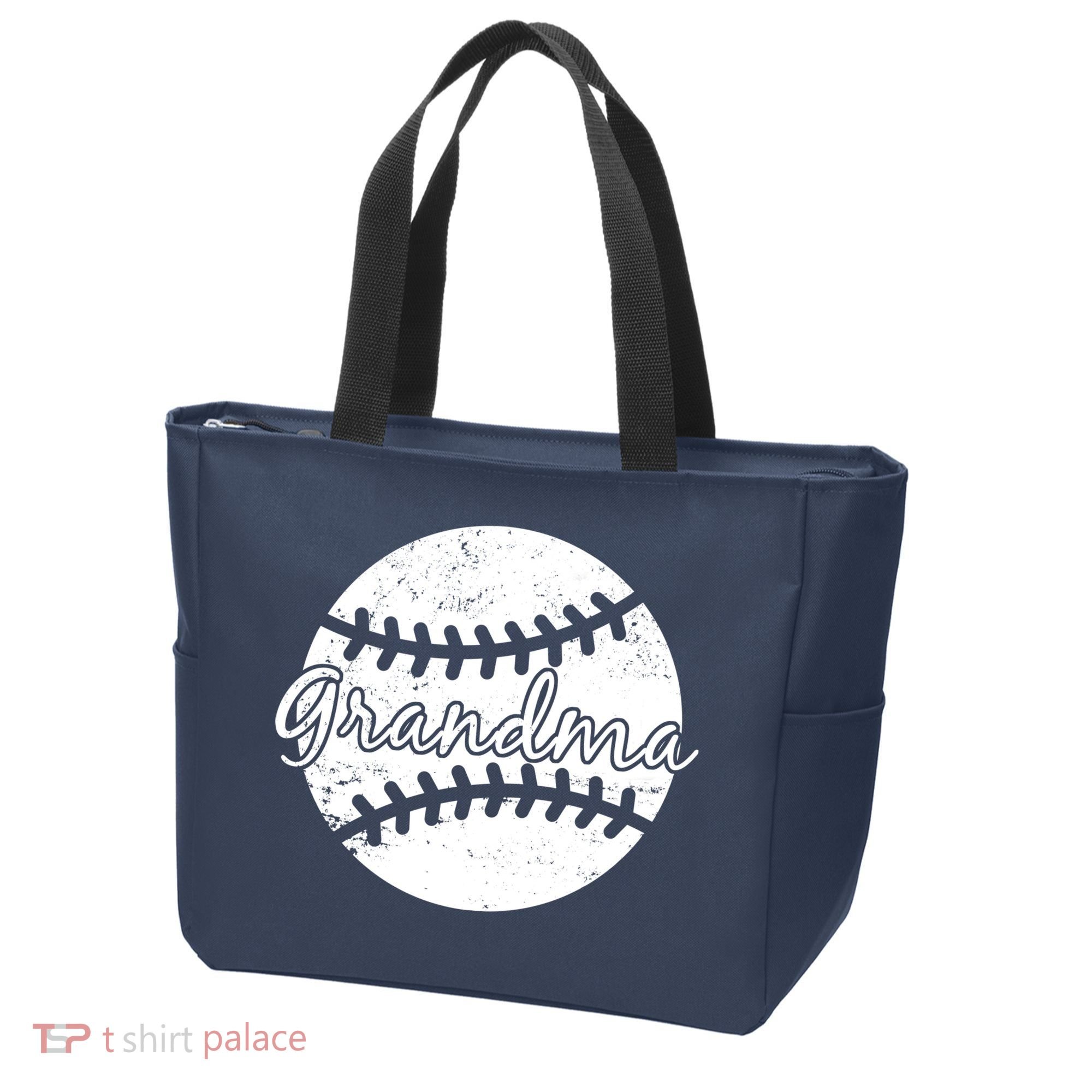 Baseball Grandma Tote Bag