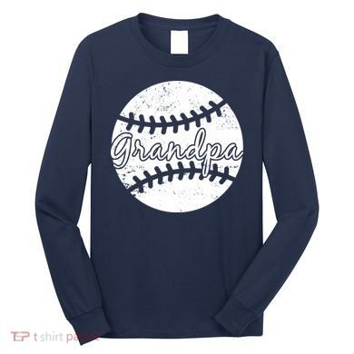 Baseball Grandpa Long Sleeve Shirt