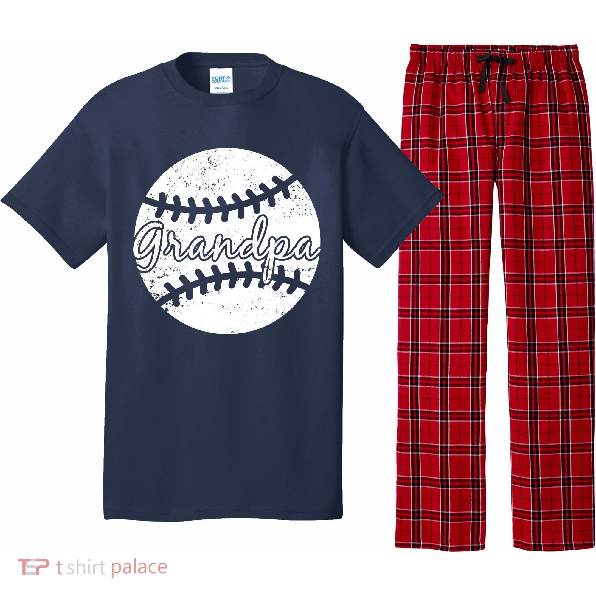 Baseball Grandpa Pajama Set