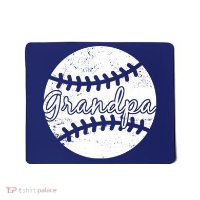 Baseball Grandpa Mousepad