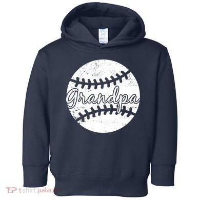 Baseball Grandpa Toddler Hoodie