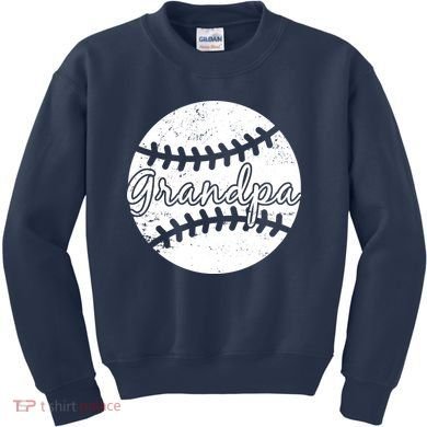Baseball Grandpa Kids Sweatshirt