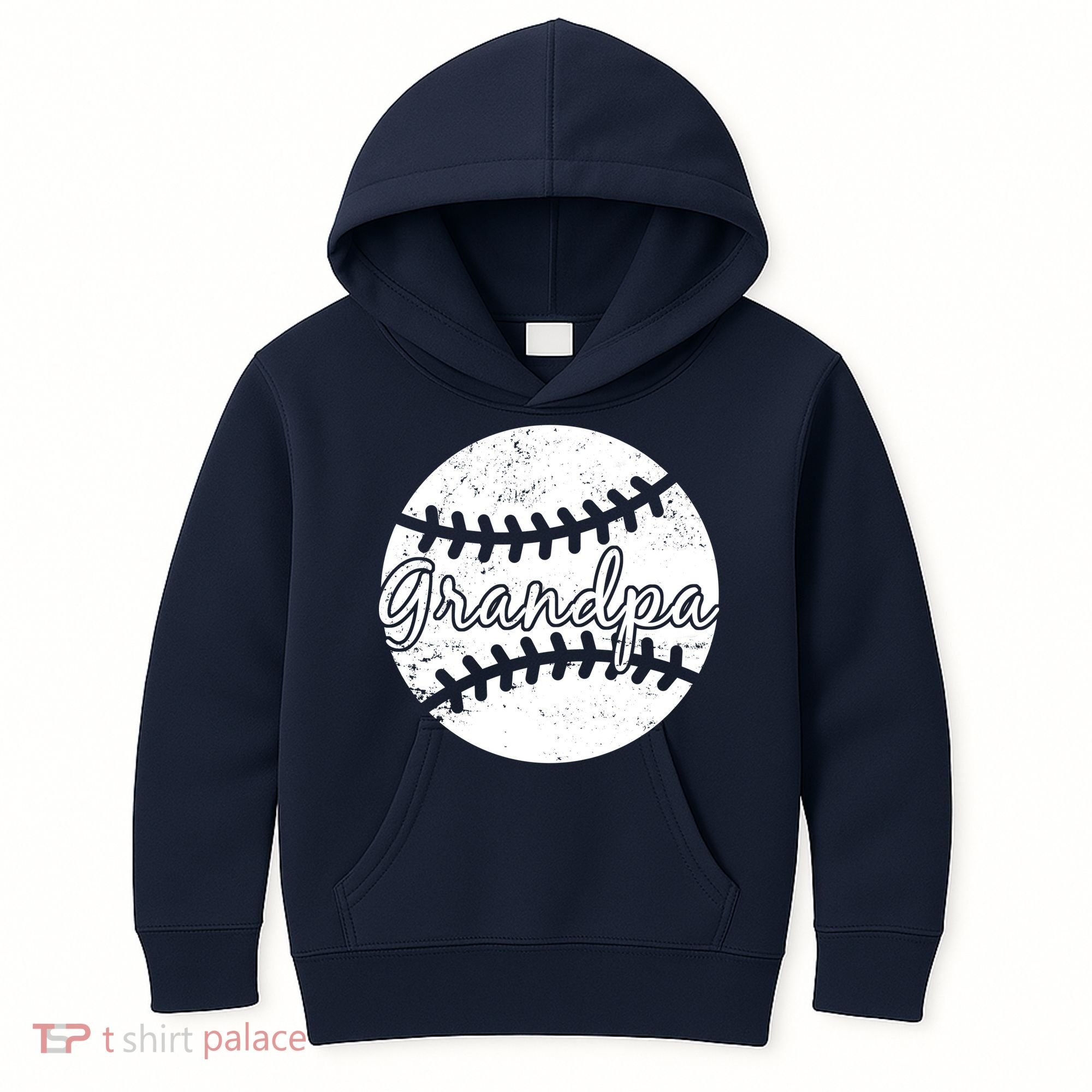 Baseball Grandpa Kids Hoodie