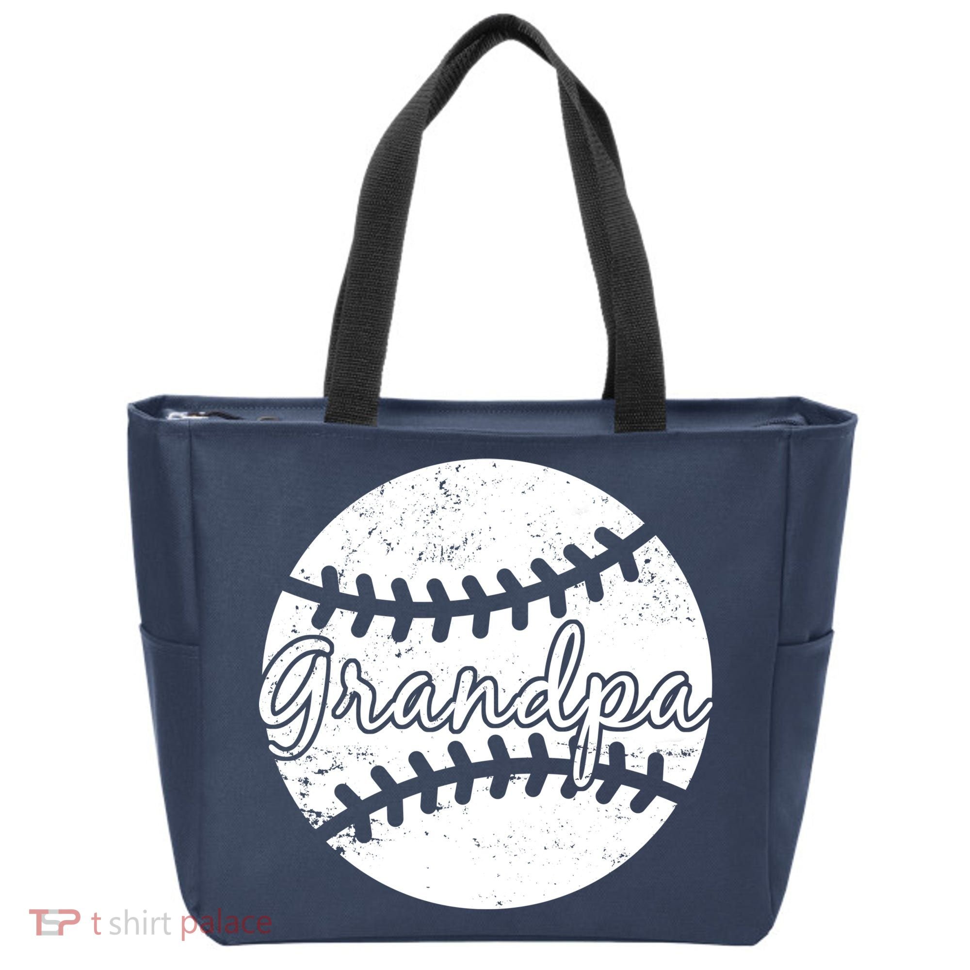 Baseball Grandpa Tote Bag