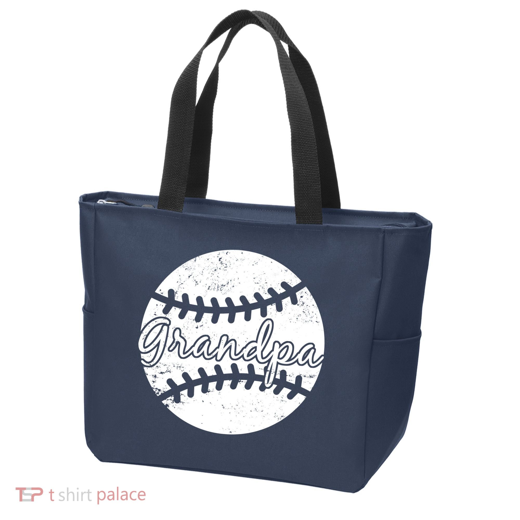 Baseball Grandpa Tote Bag