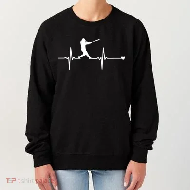 Baseball Heartbeat Pulse Women's Sweatshirt