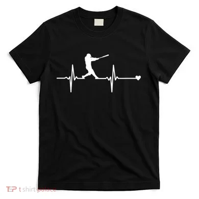 Baseball Heartbeat Pulse T-Shirt