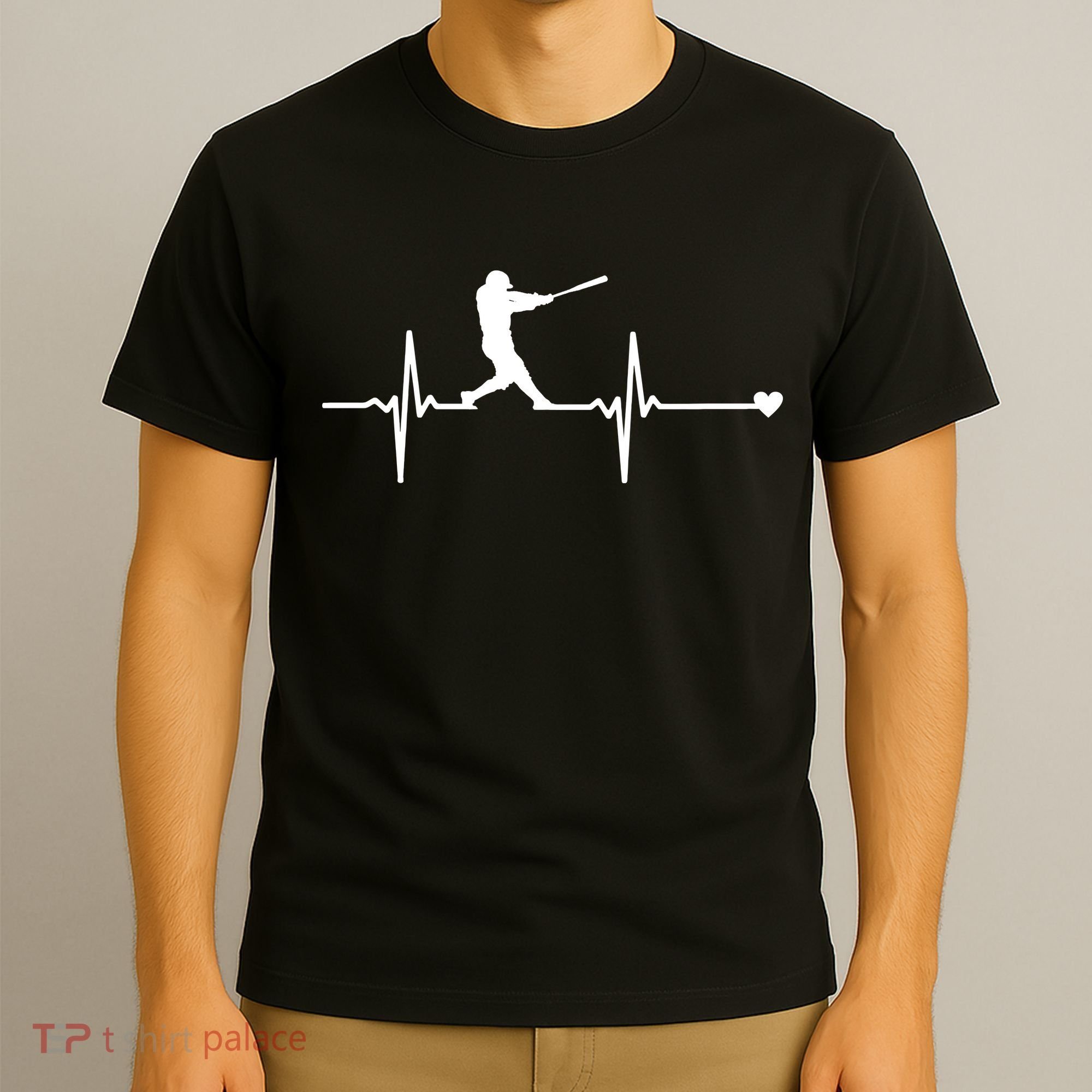 Baseball Heartbeat Pulse T-Shirt